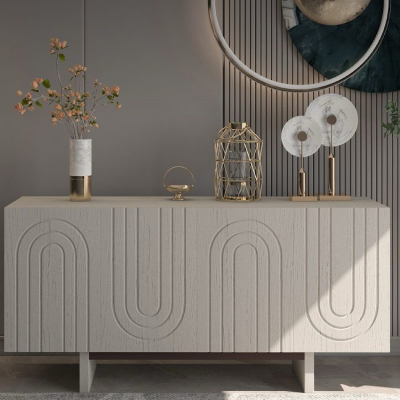 Mueble Arcos Con Estilo Minimalista